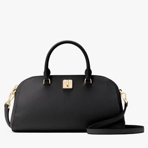 Kate Spade Phoebe Satchel Elegant Black Handbag Bag